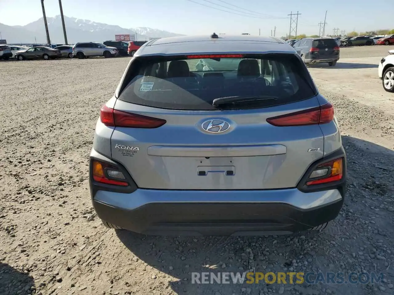 6 fotografías del automóvil dañado KM8K1CAA9MU704738 HYUNDAI KONA 2021
