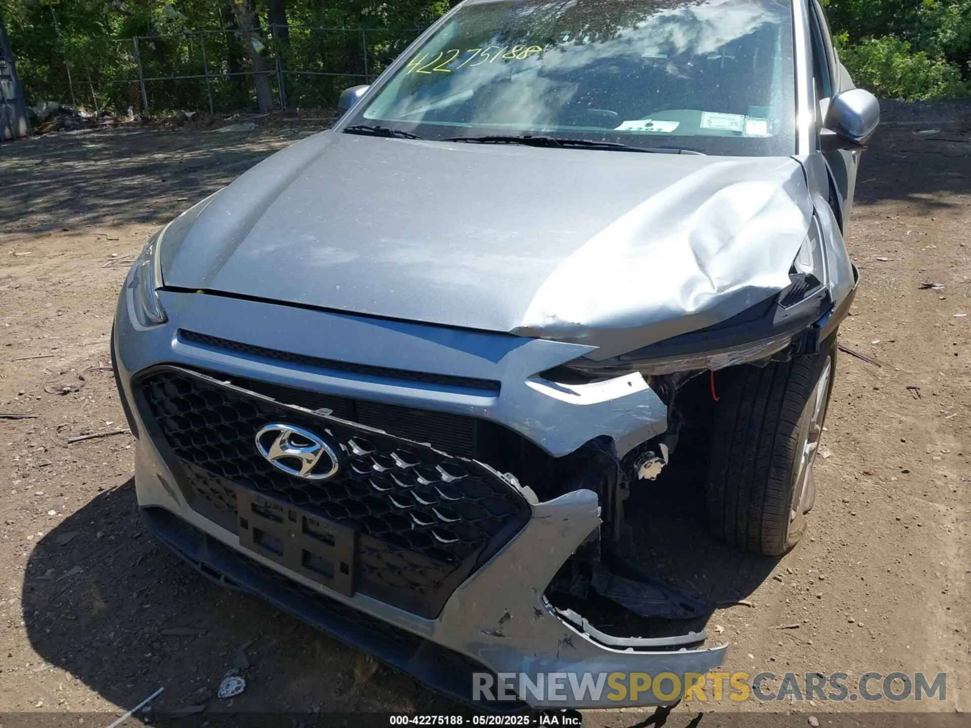 12 fotografías del automóvil dañado KM8K1CAA9MU723192 HYUNDAI KONA 2021