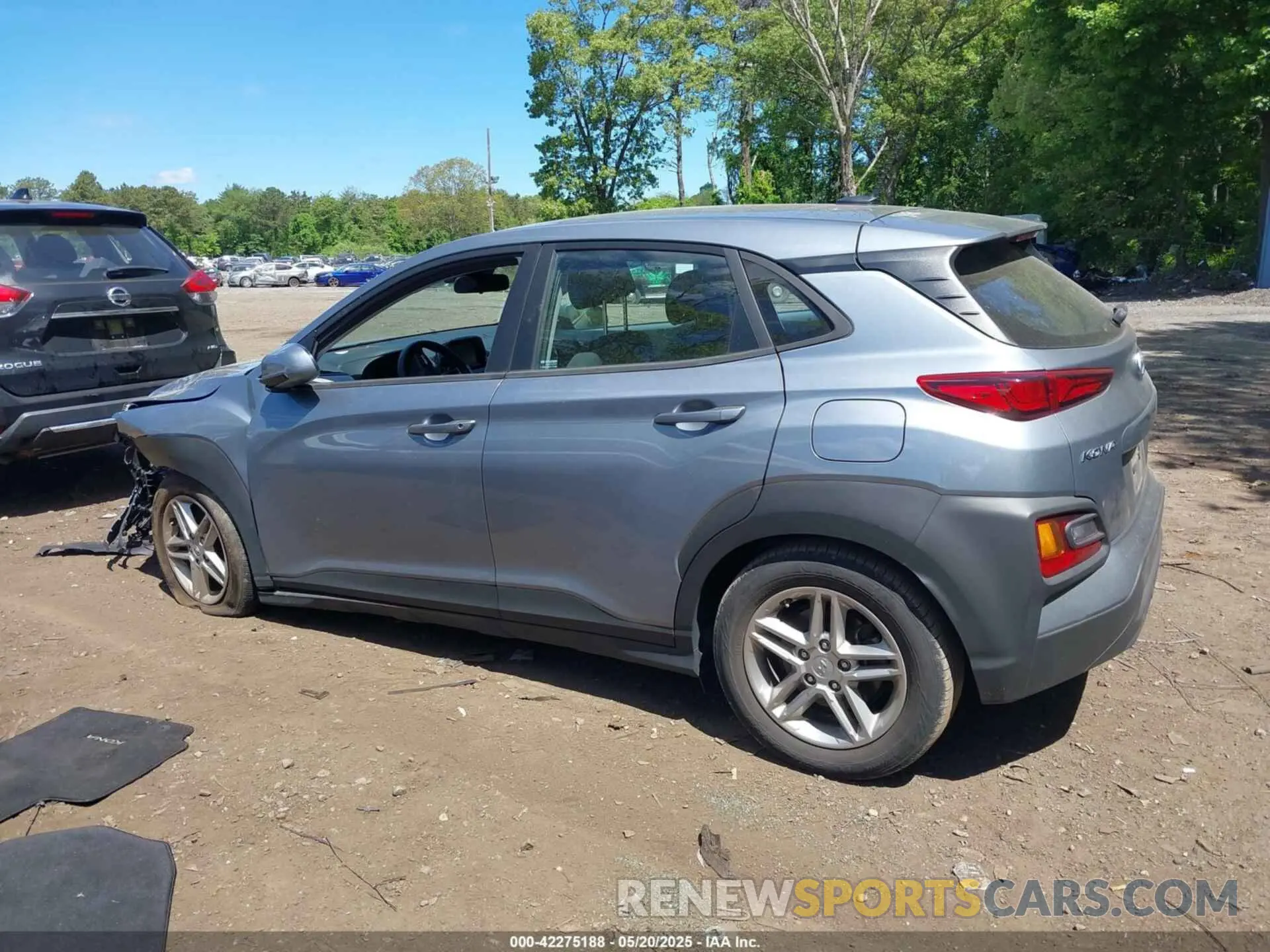 14 fotografías del automóvil dañado KM8K1CAA9MU723192 HYUNDAI KONA 2021