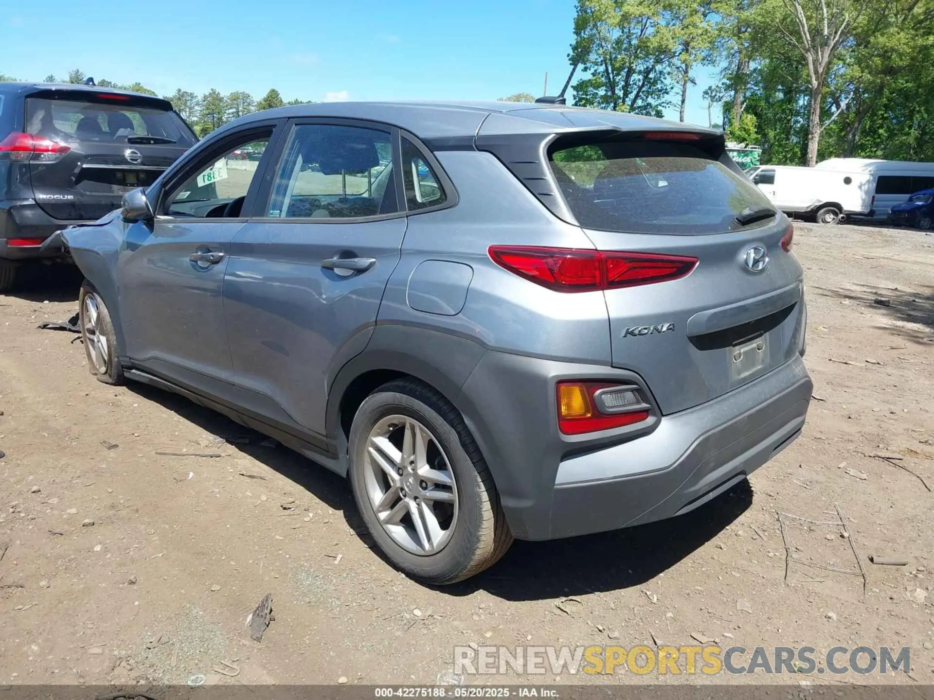 3 fotografías del automóvil dañado KM8K1CAA9MU723192 HYUNDAI KONA 2021