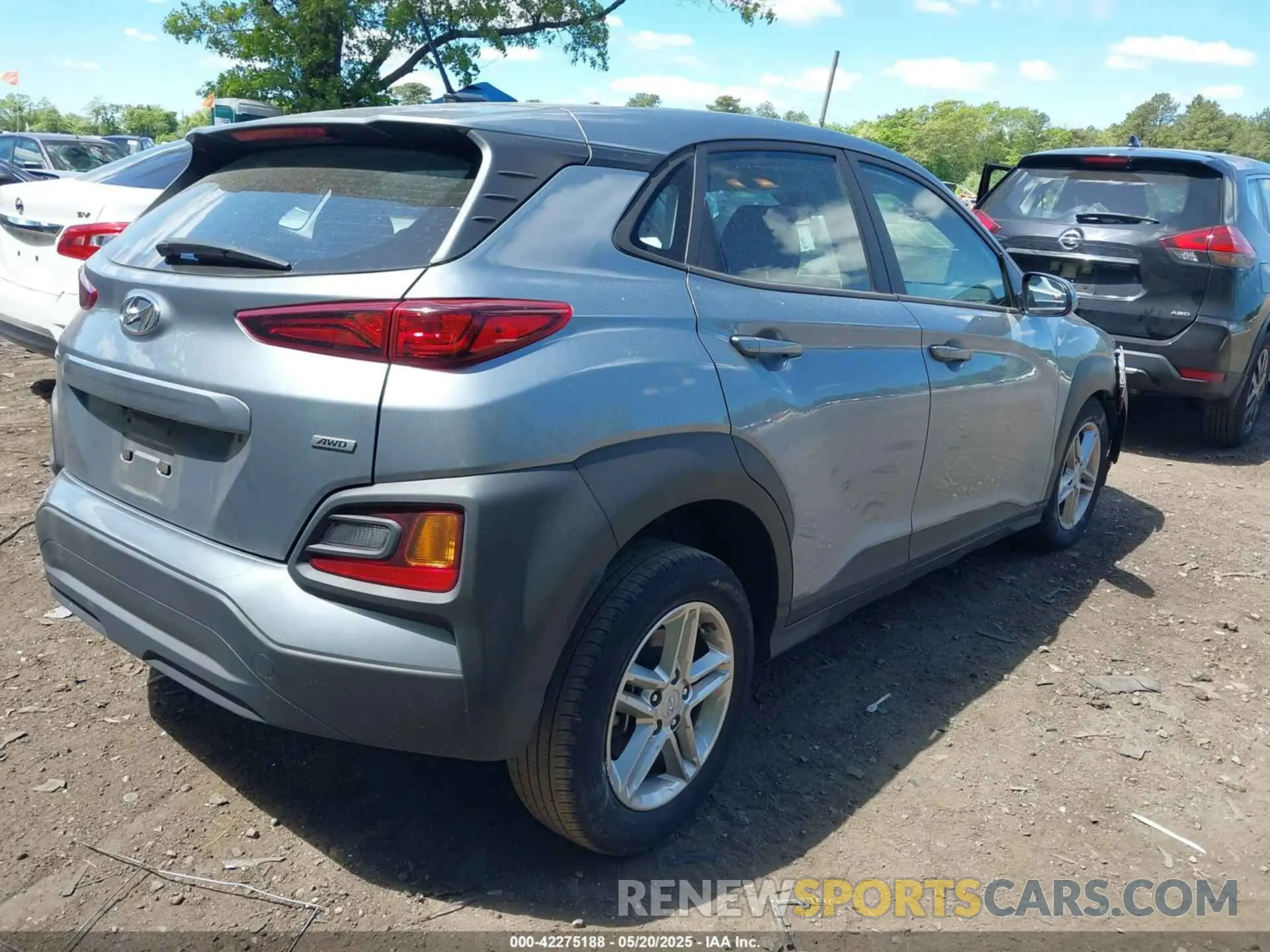 4 fotografías del automóvil dañado KM8K1CAA9MU723192 HYUNDAI KONA 2021