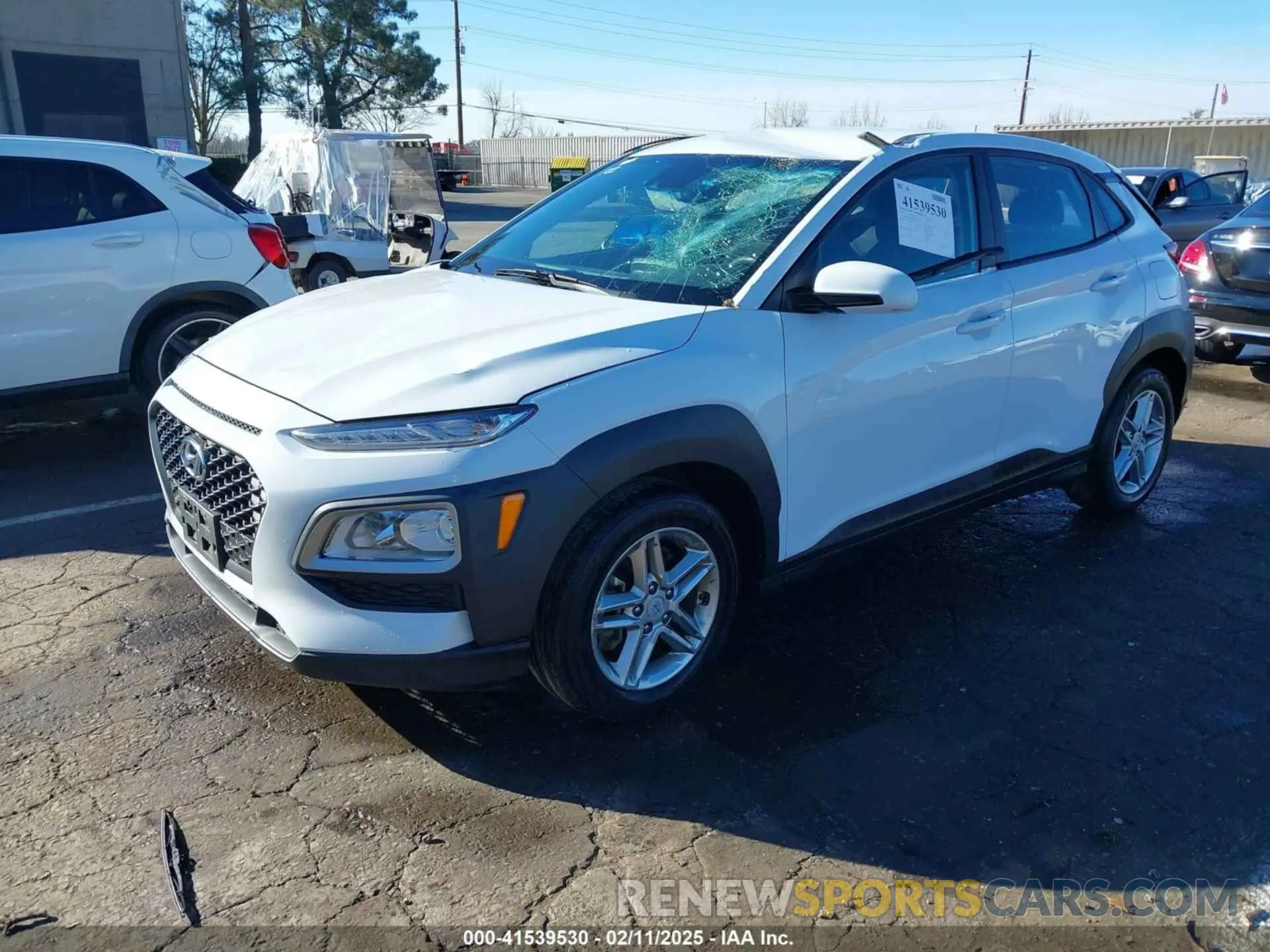 2 fotografías del automóvil dañado KM8K1CAAXMU642704 HYUNDAI KONA 2021