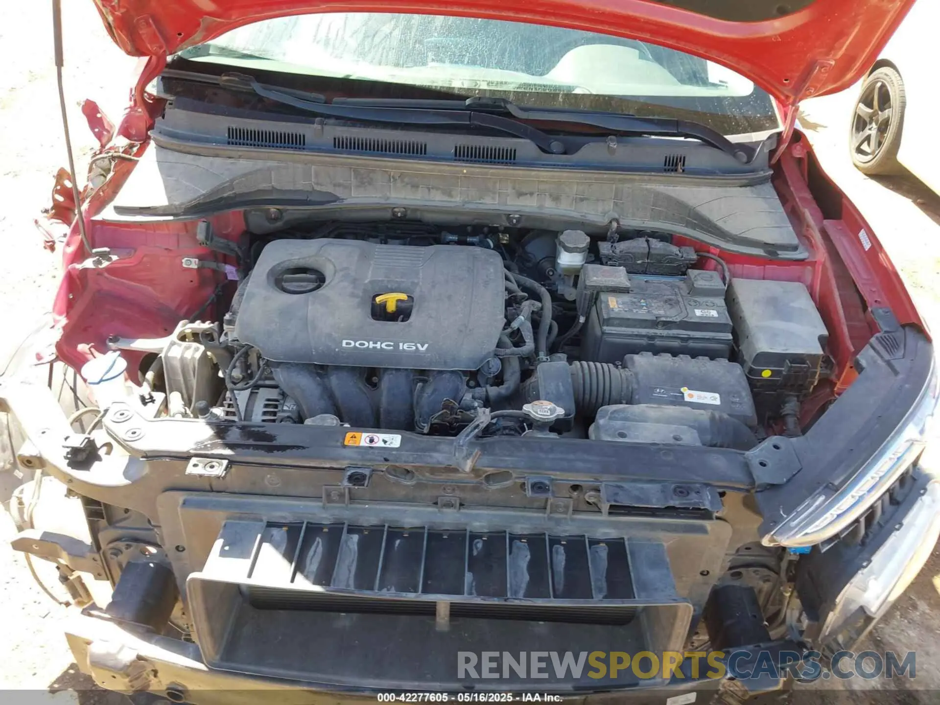 10 fotografías del automóvil dañado KM8K22AA1MU707401 HYUNDAI KONA 2021