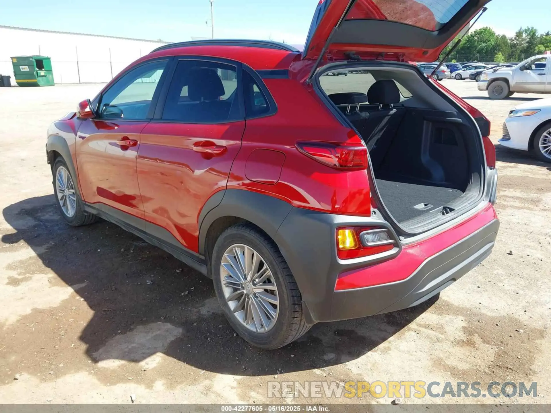 3 fotografías del automóvil dañado KM8K22AA1MU707401 HYUNDAI KONA 2021