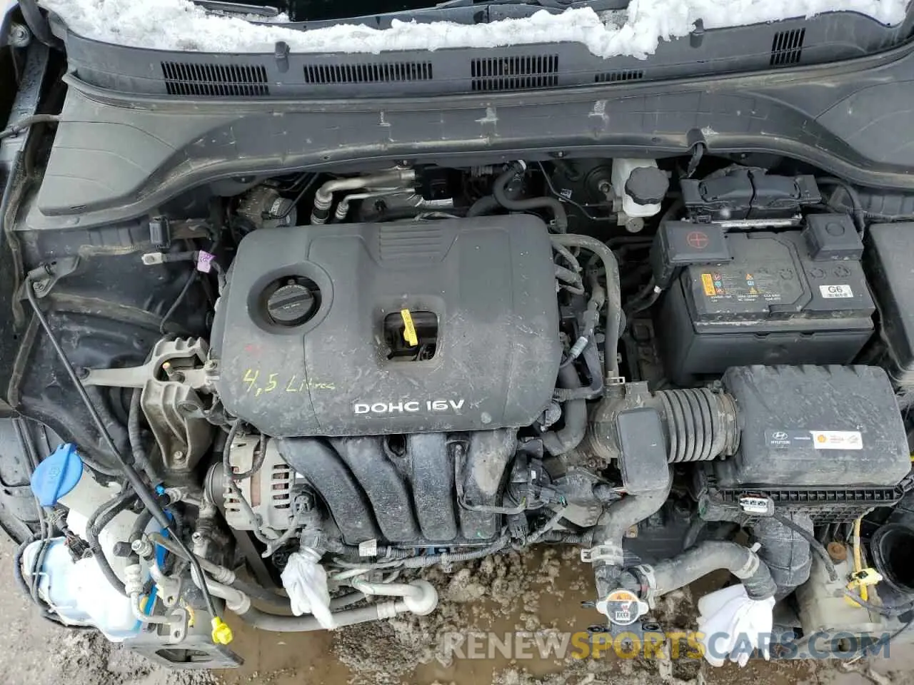 11 fotografías del automóvil dañado KM8K22AA2MU619604 HYUNDAI KONA 2021