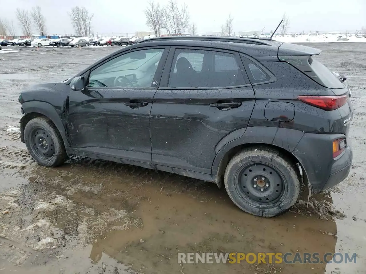 2 fotografías del automóvil dañado KM8K22AA2MU619604 HYUNDAI KONA 2021
