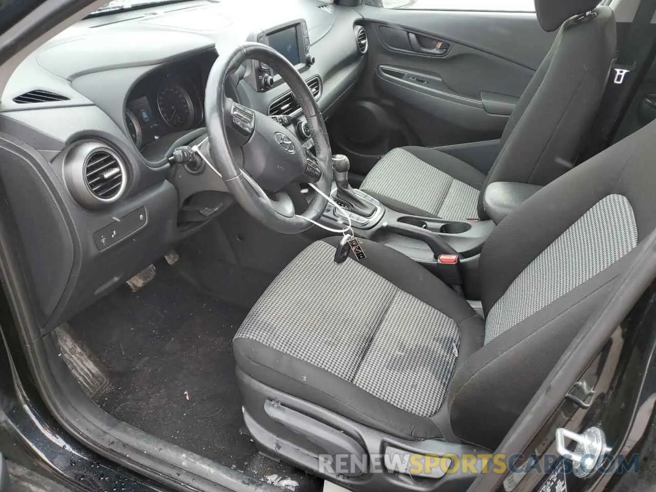 7 fotografías del automóvil dañado KM8K22AA2MU619604 HYUNDAI KONA 2021