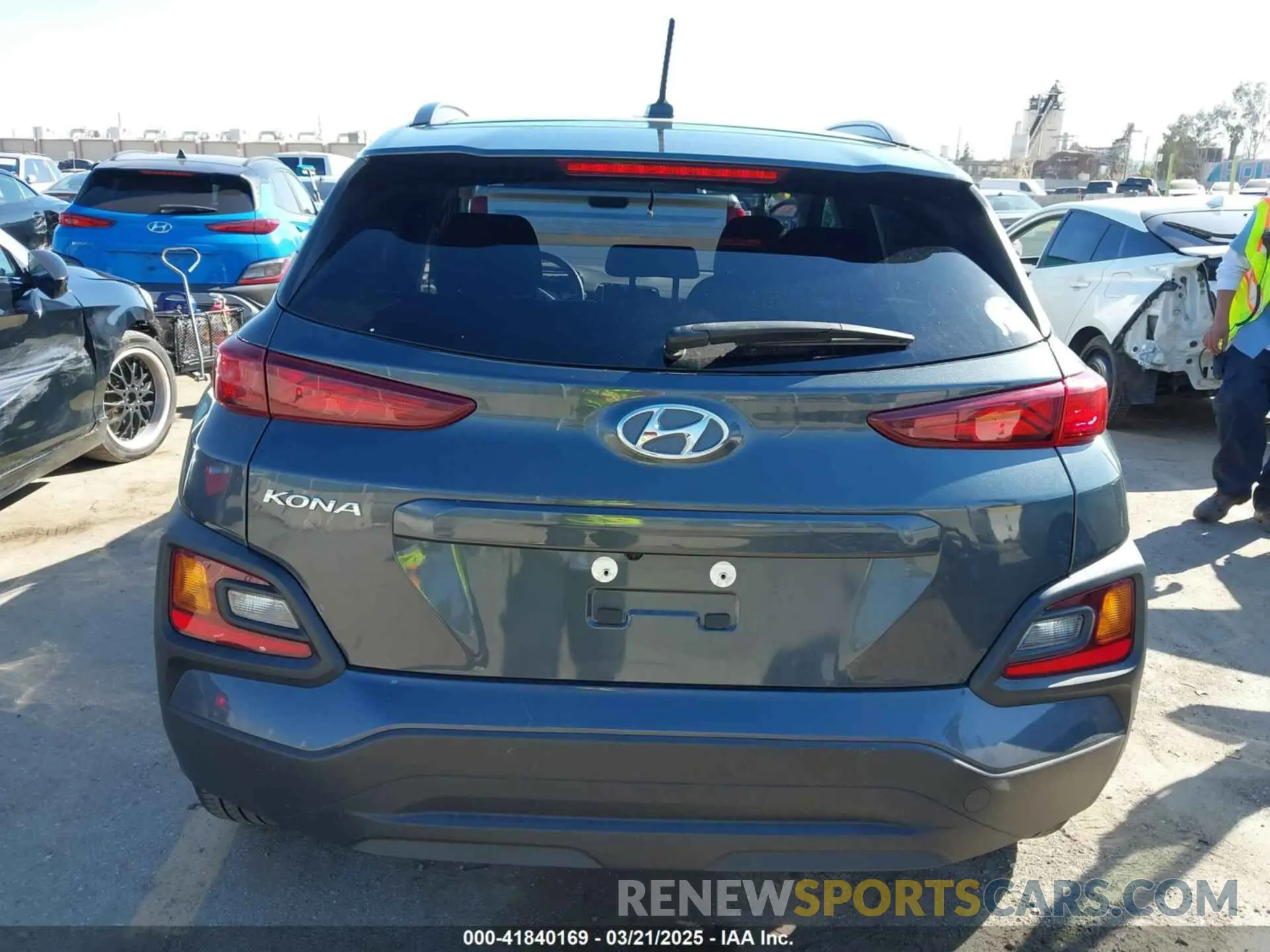 17 fotografías del automóvil dañado KM8K22AA3MU670951 HYUNDAI KONA 2021