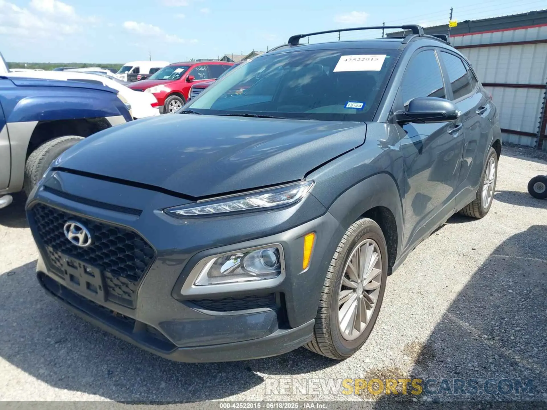 2 fotografías del automóvil dañado KM8K22AA4MU617756 HYUNDAI KONA 2021