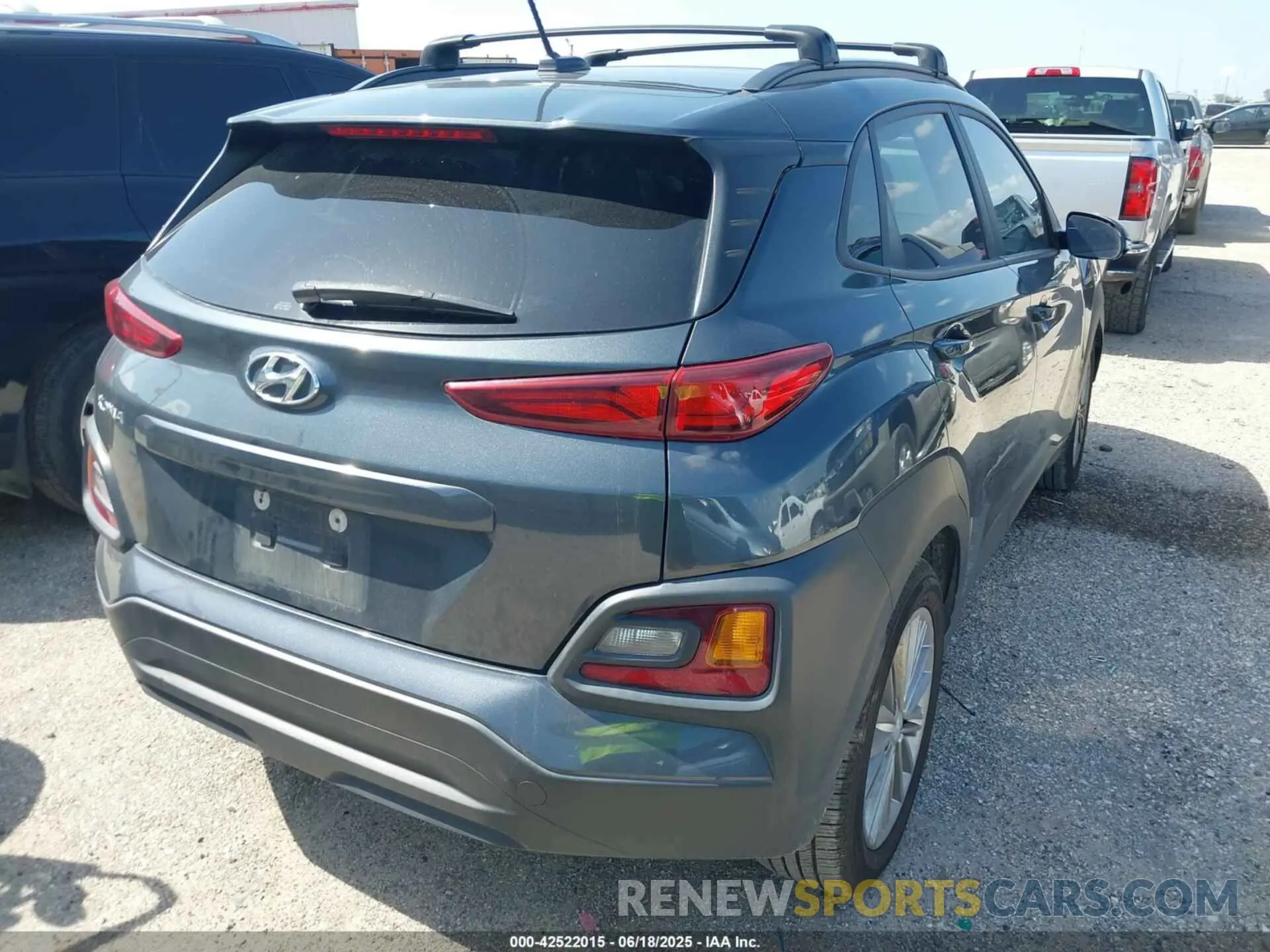 4 fotografías del automóvil dañado KM8K22AA4MU617756 HYUNDAI KONA 2021