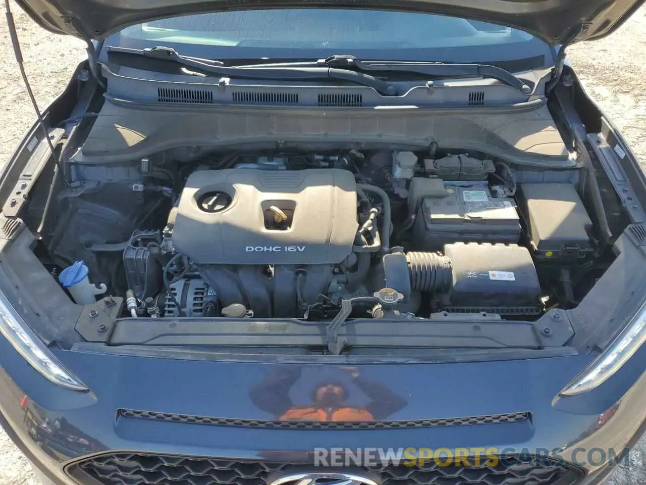 12 fotografías del automóvil dañado KM8K22AA4MU707313 HYUNDAI KONA 2021