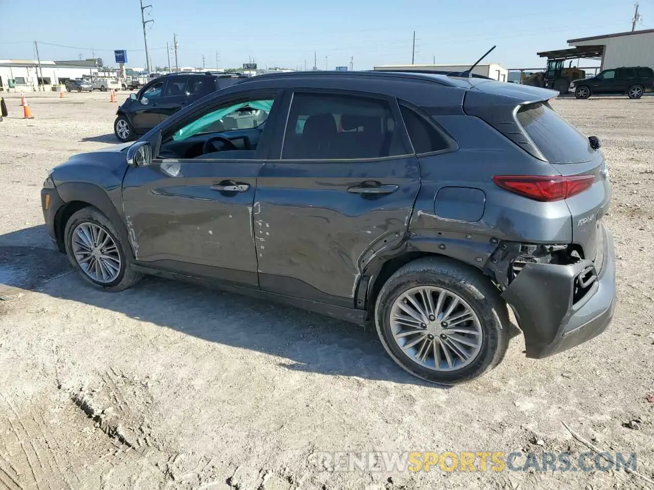2 fotografías del automóvil dañado KM8K22AA4MU707313 HYUNDAI KONA 2021