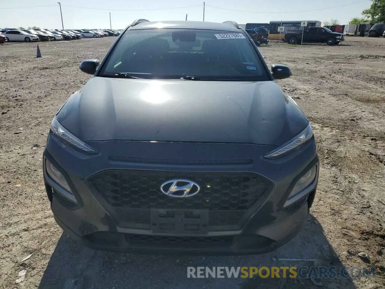 5 fotografías del automóvil dañado KM8K22AA4MU707313 HYUNDAI KONA 2021