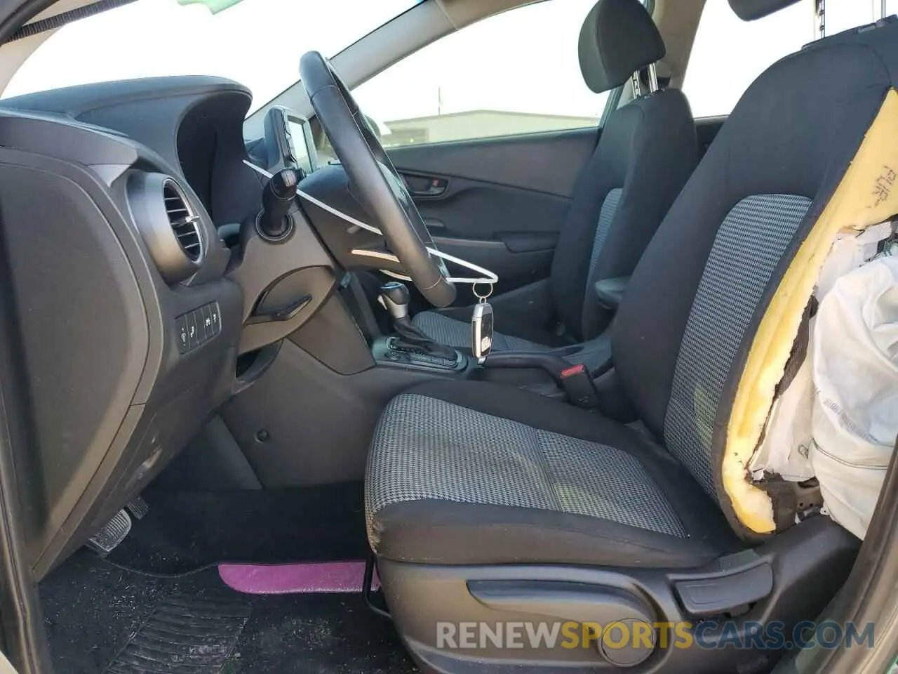 7 fotografías del automóvil dañado KM8K22AA4MU707313 HYUNDAI KONA 2021