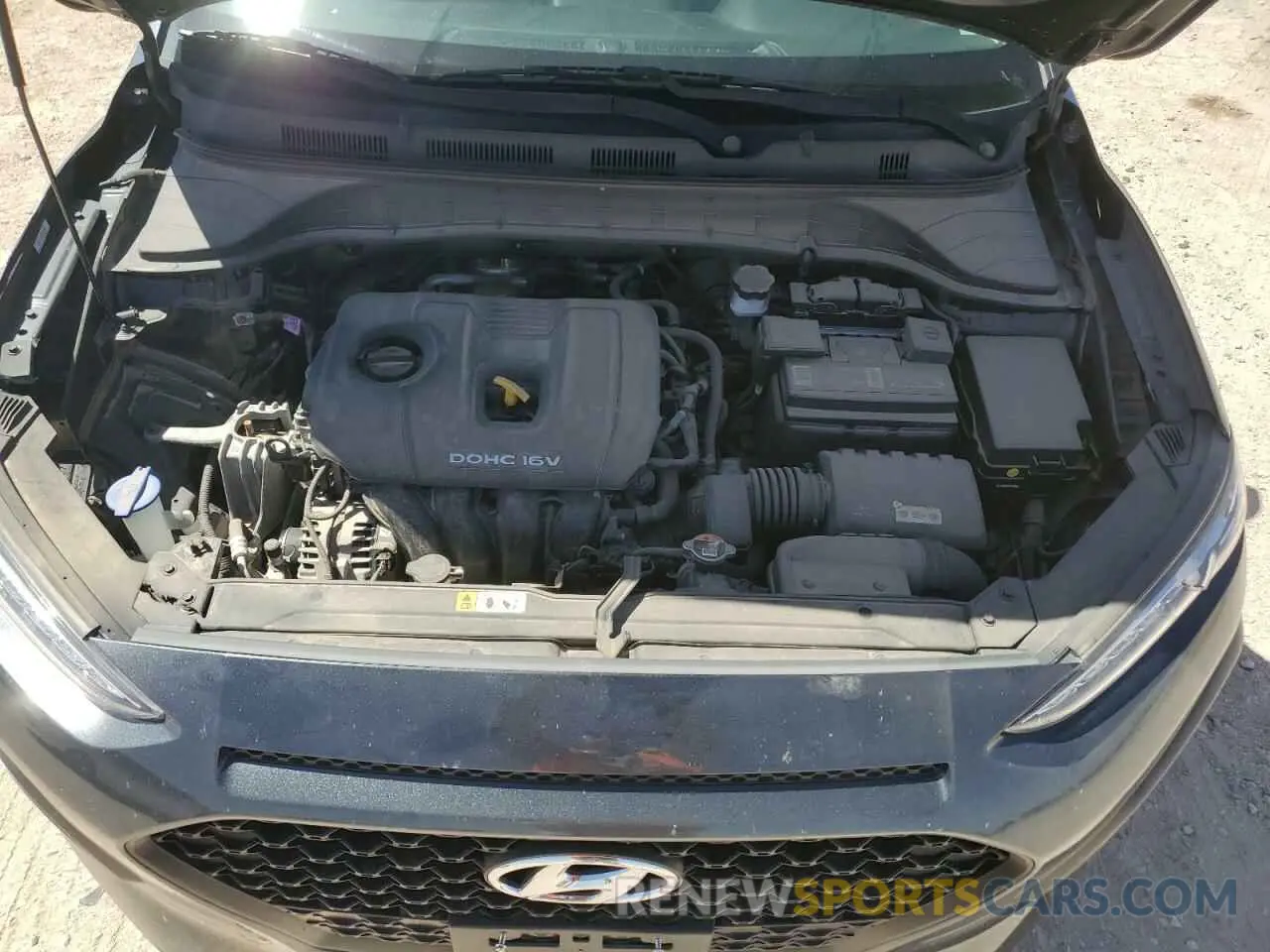 12 fotografías del automóvil dañado KM8K22AA5MU612856 HYUNDAI KONA 2021