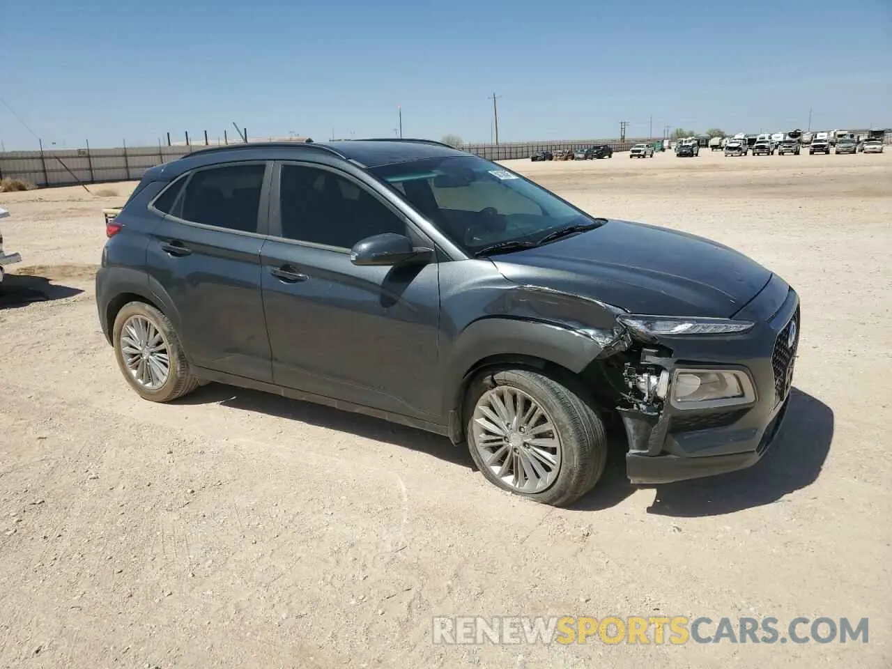 4 fotografías del automóvil dañado KM8K22AA5MU612856 HYUNDAI KONA 2021