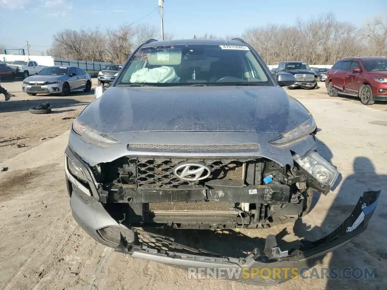 5 fotografías del automóvil dañado KM8K22AA5MU616812 HYUNDAI KONA 2021