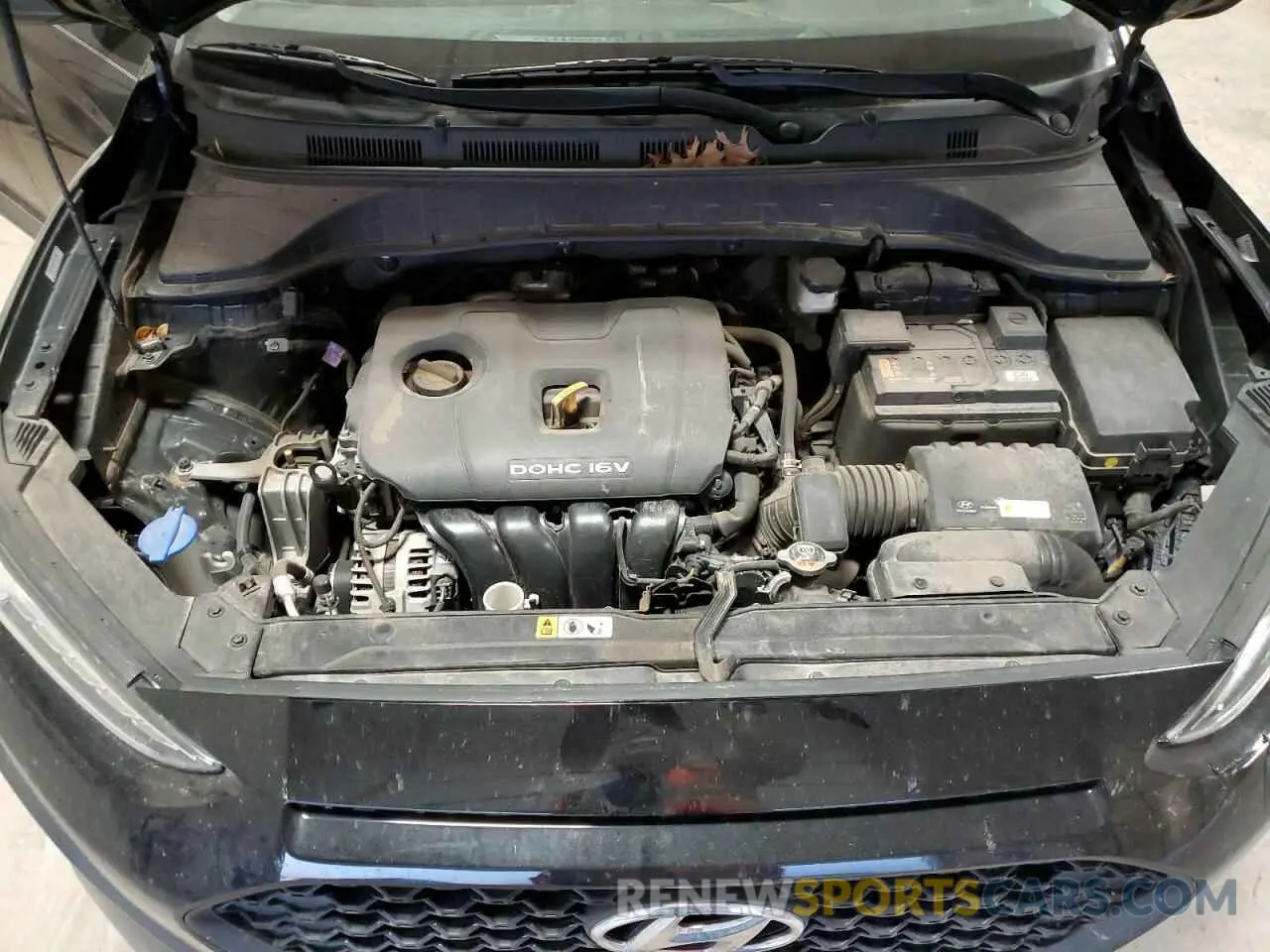 12 fotografías del automóvil dañado KM8K22AA5MU686407 HYUNDAI KONA 2021