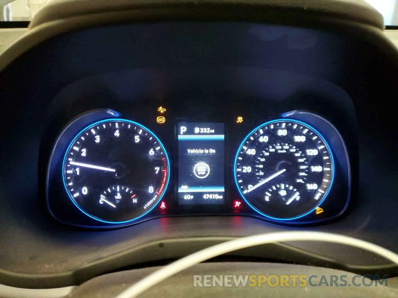9 fotografías del automóvil dañado KM8K22AA5MU686407 HYUNDAI KONA 2021