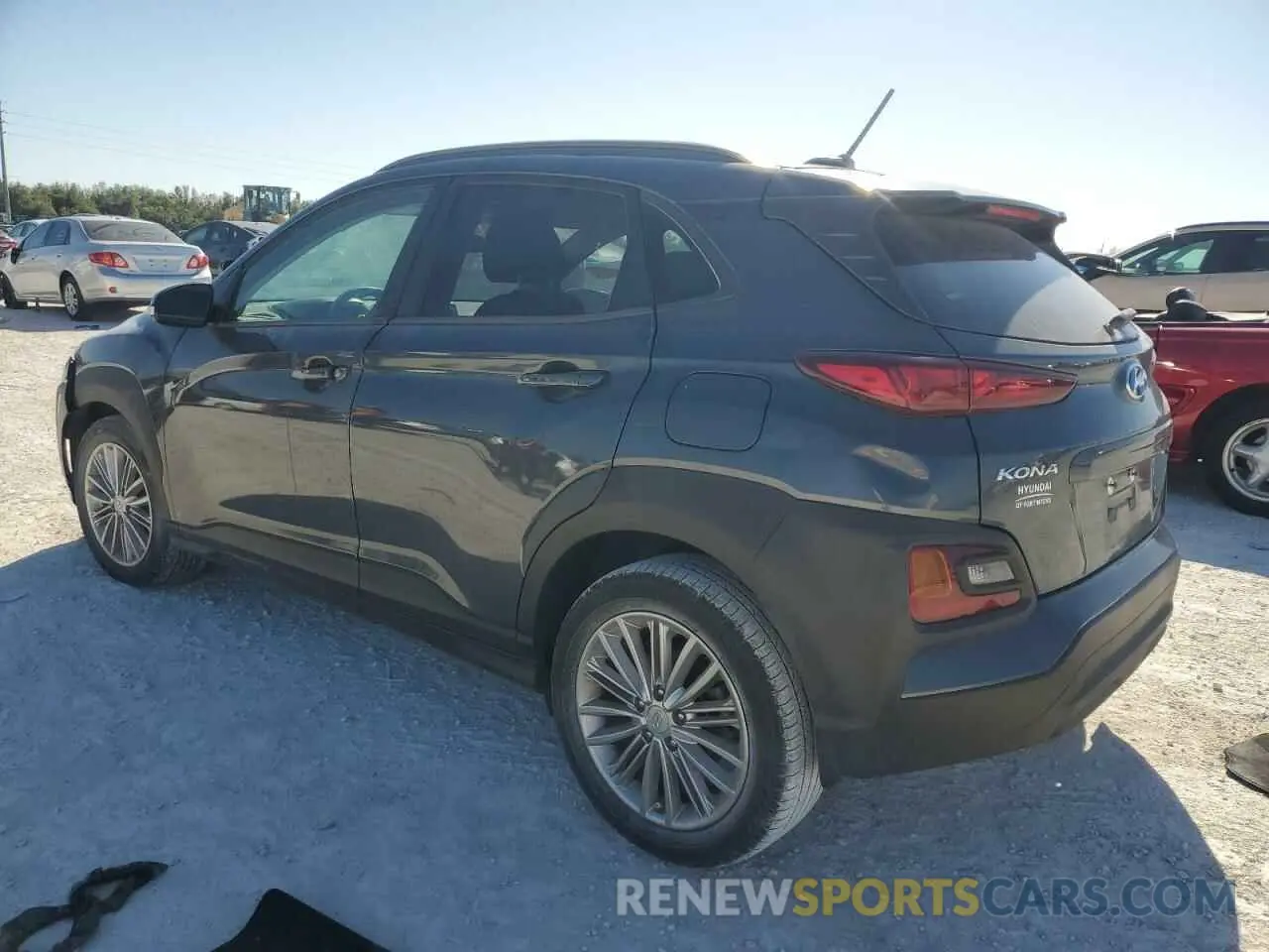 2 fotografías del automóvil dañado KM8K22AA5MU705375 HYUNDAI KONA 2021