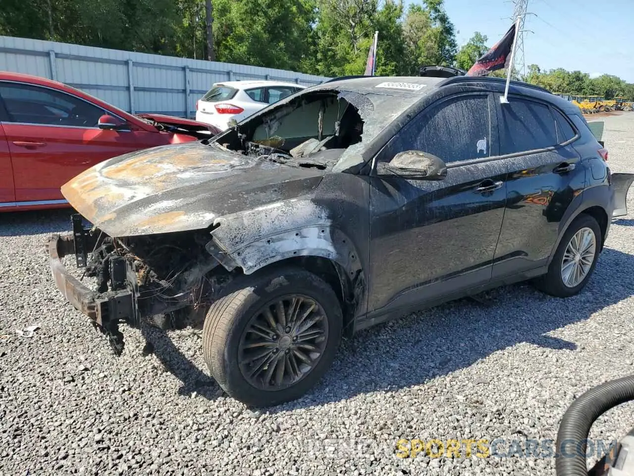 1 fotografías del automóvil dañado KM8K22AA6MU599177 HYUNDAI KONA 2021