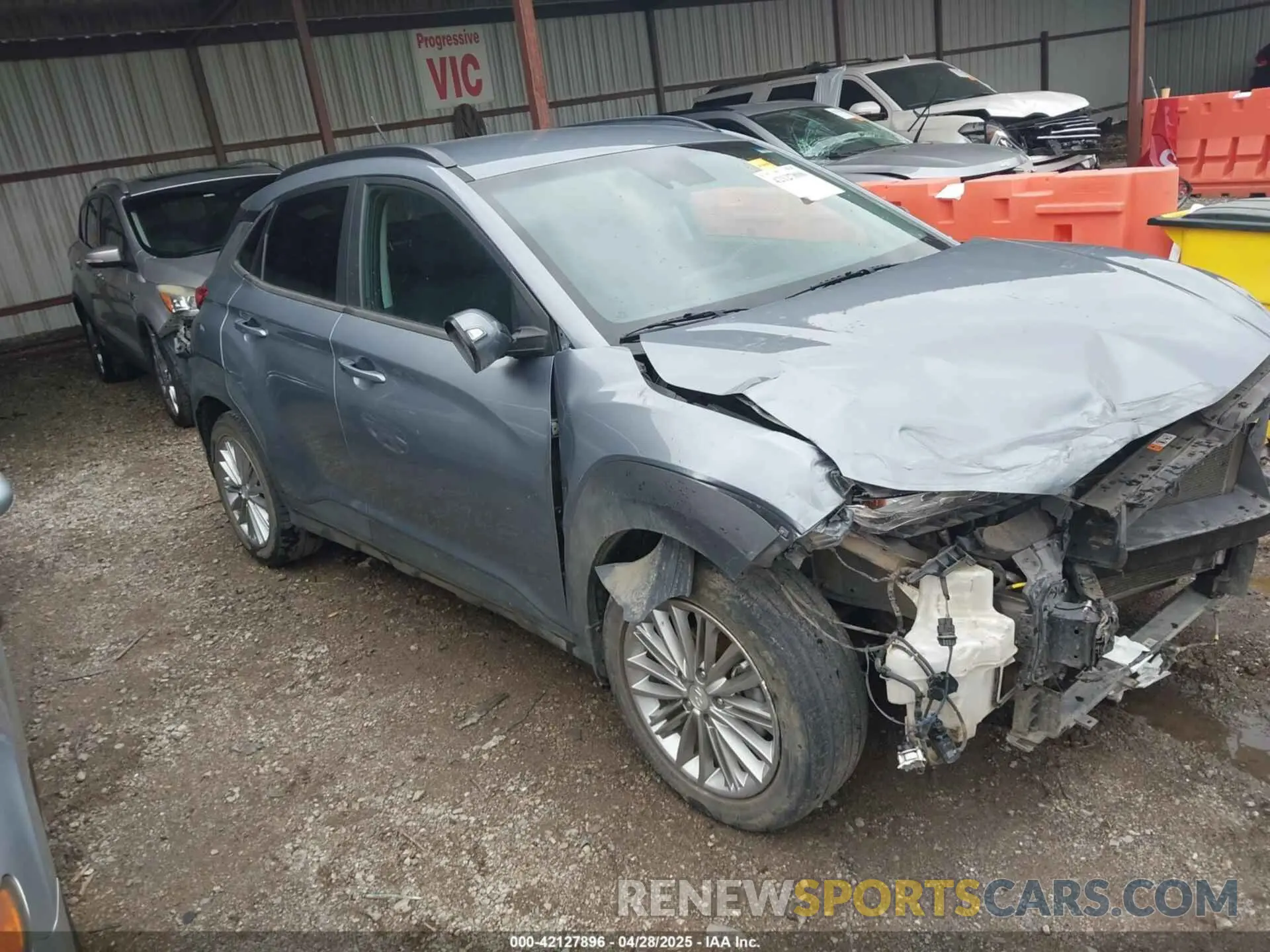 1 fotografías del automóvil dañado KM8K22AA7MU639489 HYUNDAI KONA 2021