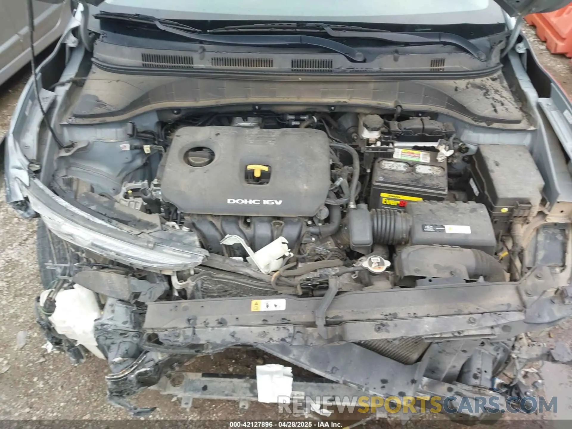 10 fotografías del automóvil dañado KM8K22AA7MU639489 HYUNDAI KONA 2021