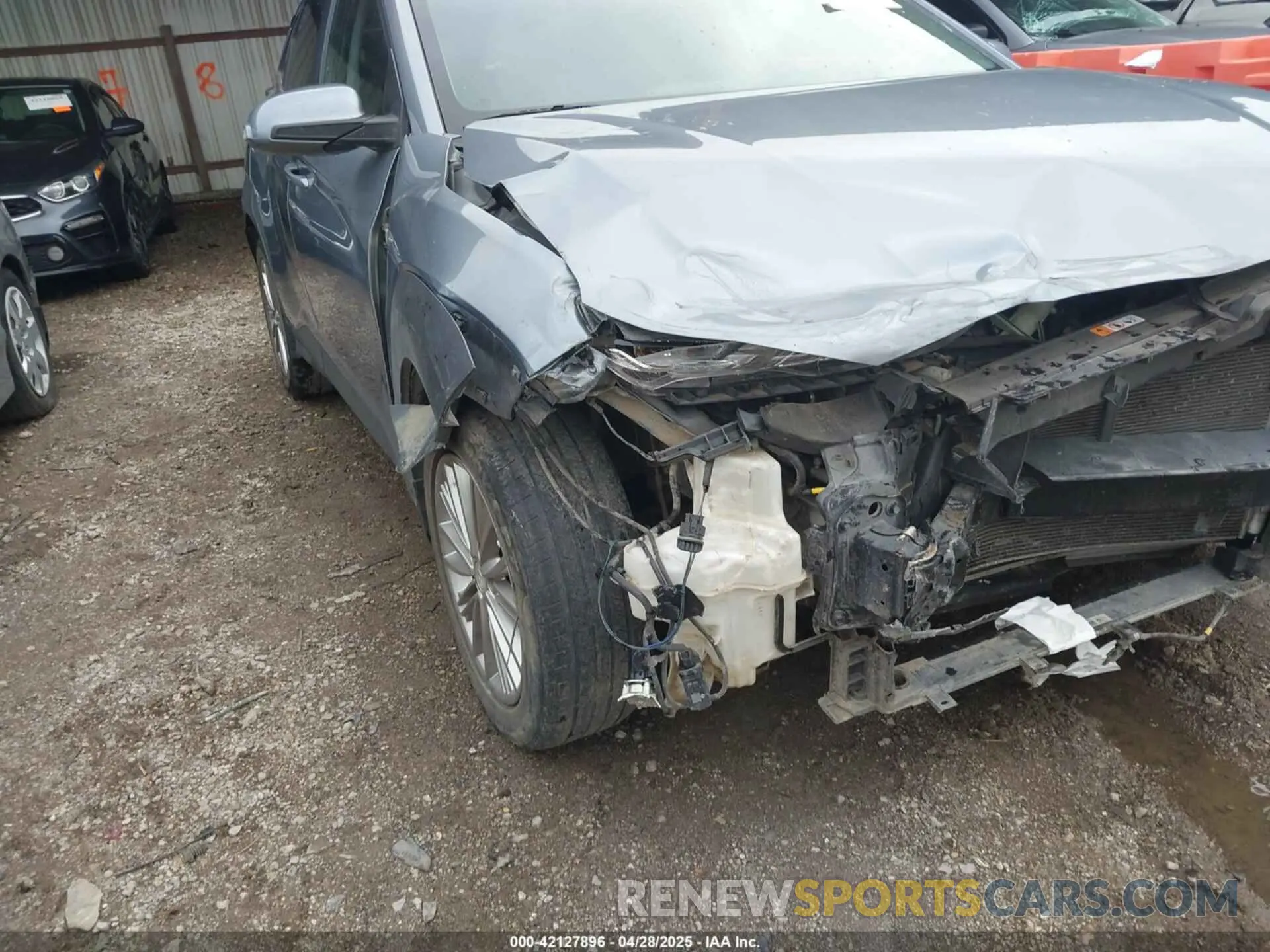 12 fotografías del automóvil dañado KM8K22AA7MU639489 HYUNDAI KONA 2021