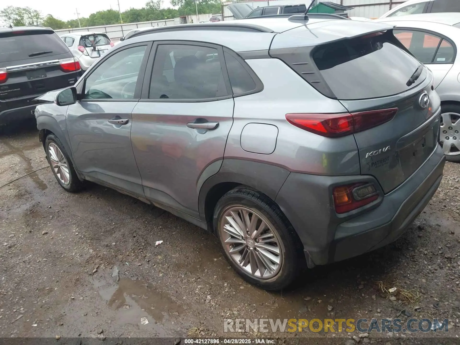 3 fotografías del automóvil dañado KM8K22AA7MU639489 HYUNDAI KONA 2021