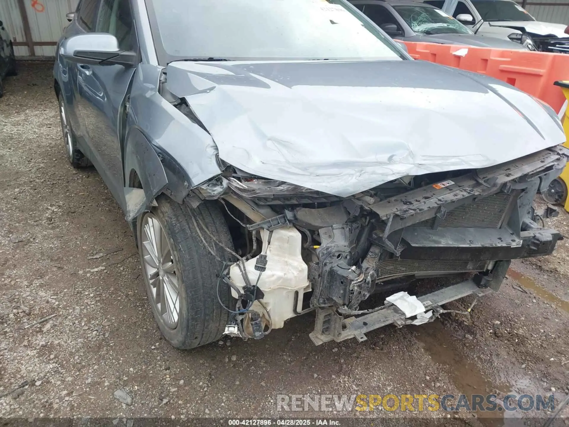 6 fotografías del automóvil dañado KM8K22AA7MU639489 HYUNDAI KONA 2021