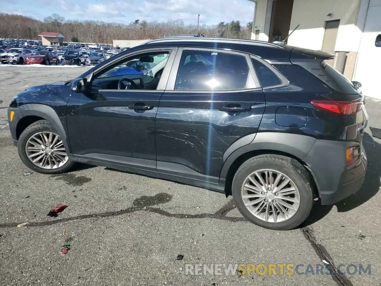 2 fotografías del automóvil dañado KM8K22AA7MU703272 HYUNDAI KONA 2021
