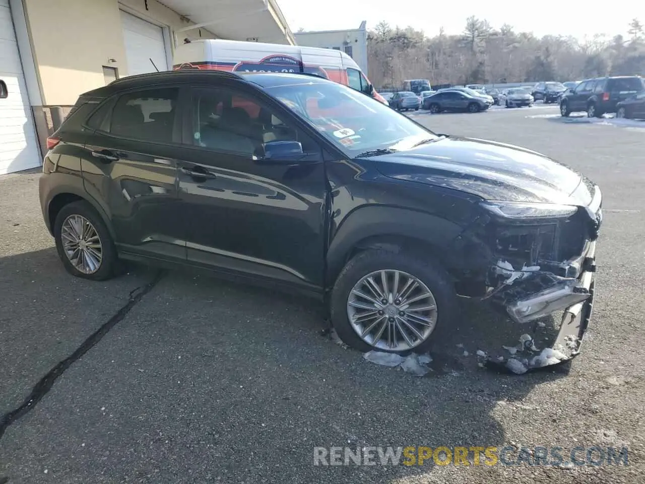 4 fotografías del automóvil dañado KM8K22AA7MU703272 HYUNDAI KONA 2021