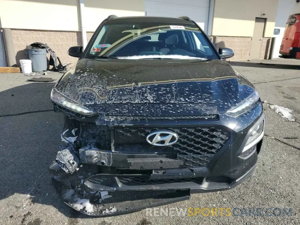 5 fotografías del automóvil dañado KM8K22AA7MU703272 HYUNDAI KONA 2021