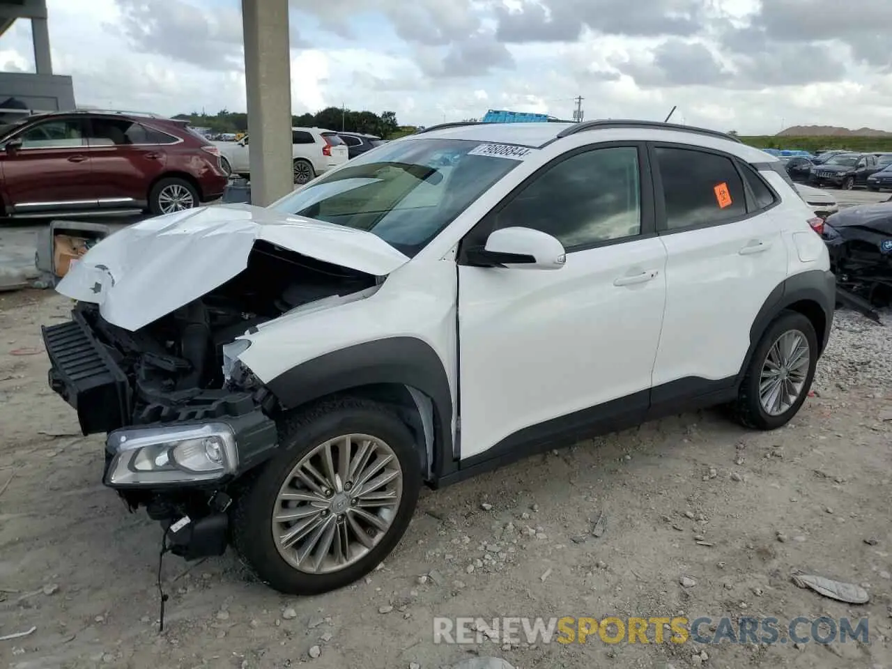 1 fotografías del automóvil dañado KM8K22AA7MU721688 HYUNDAI KONA 2021