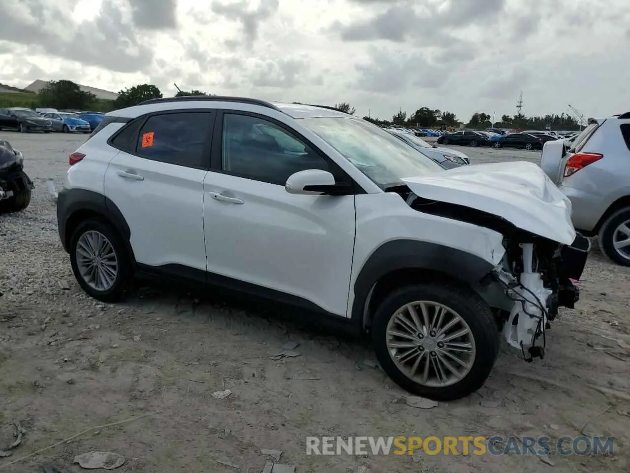 4 fotografías del automóvil dañado KM8K22AA7MU721688 HYUNDAI KONA 2021
