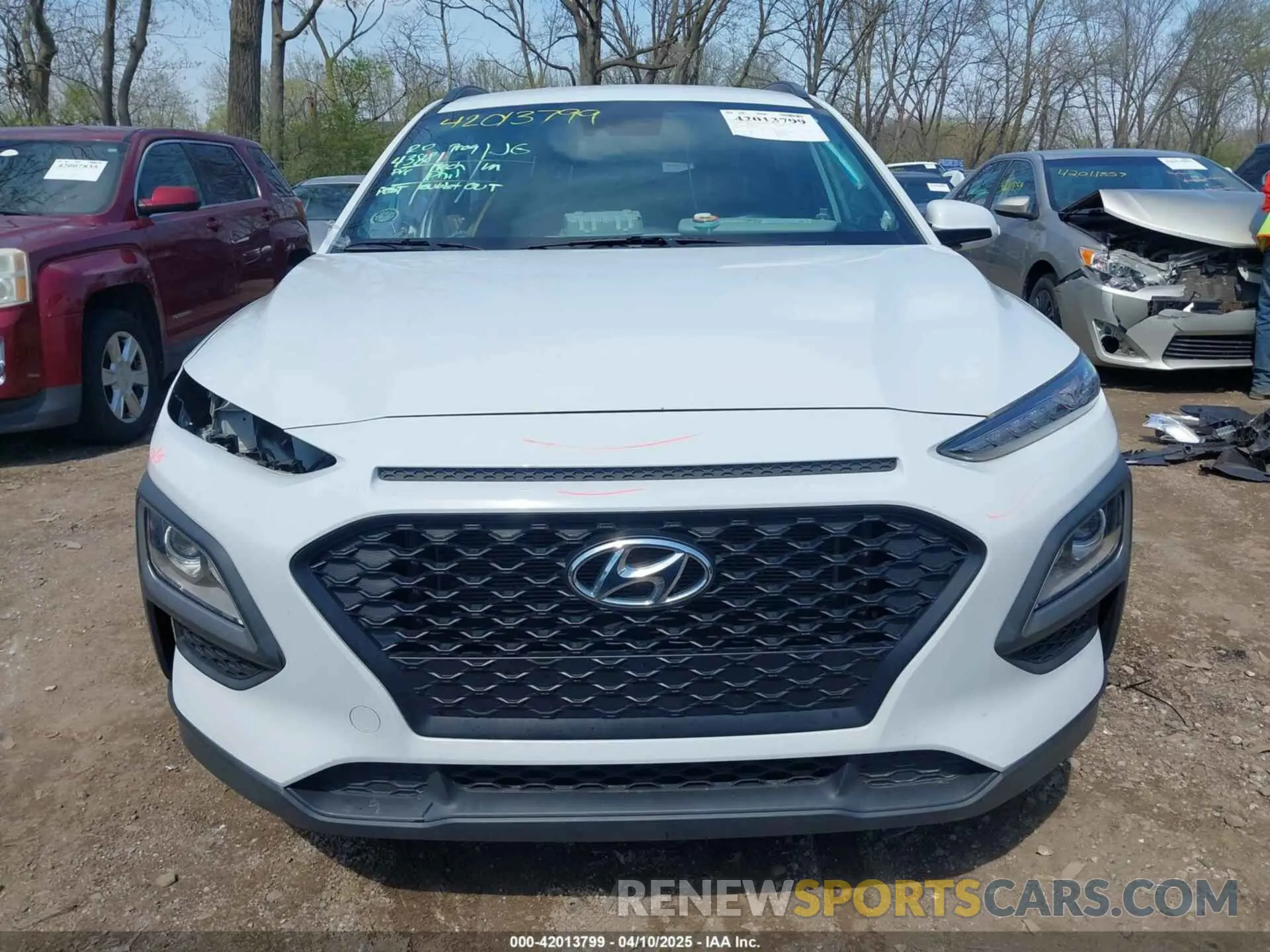13 fotografías del automóvil dañado KM8K22AA8MU691634 HYUNDAI KONA 2021