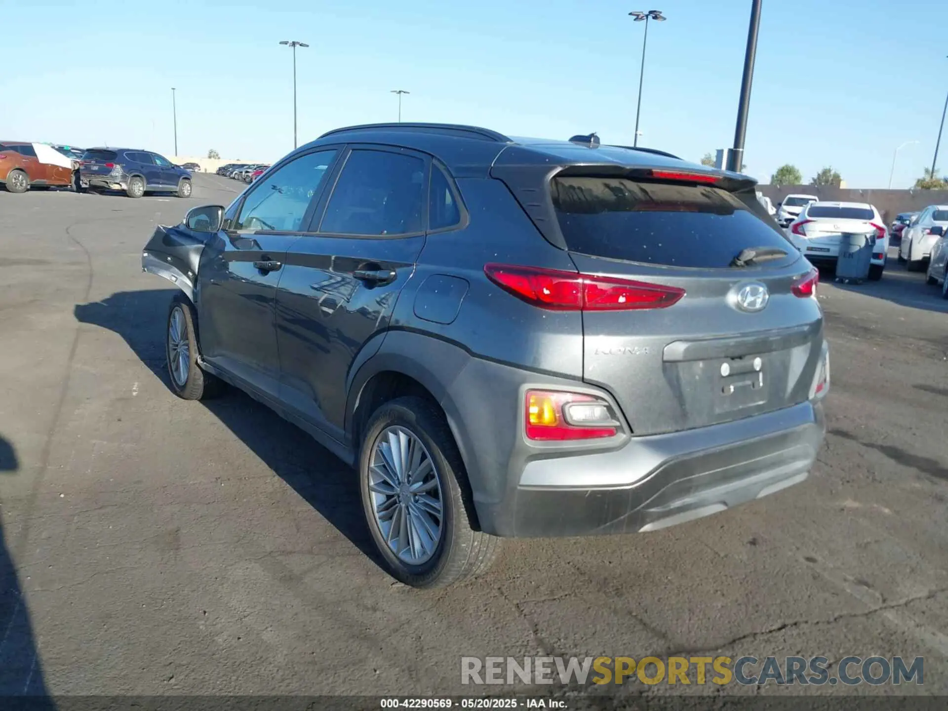 14 fotografías del automóvil dañado KM8K22AA8MU709713 HYUNDAI KONA 2021
