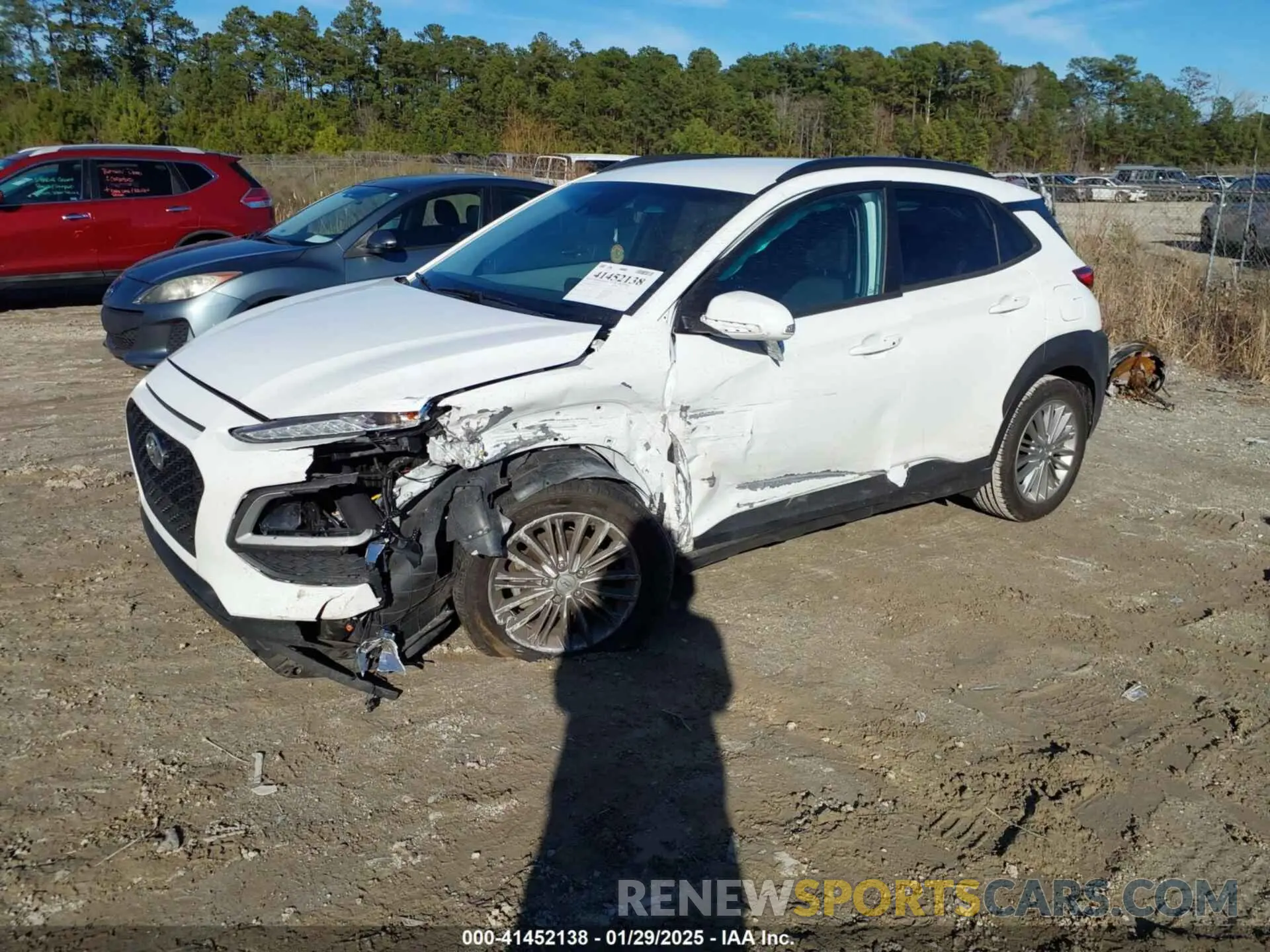 2 fotografías del automóvil dañado KM8K22AA9MU736208 HYUNDAI KONA 2021