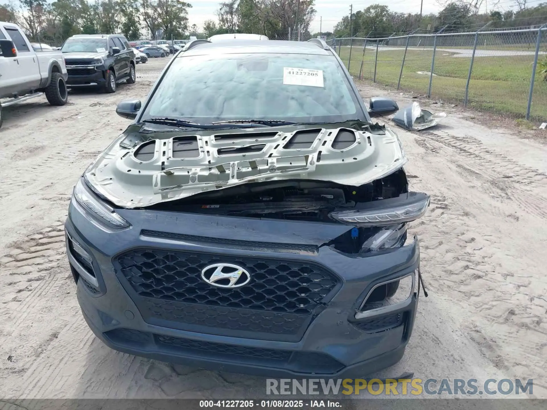 11 fotografías del automóvil dañado KM8K22AAXMU599764 HYUNDAI KONA 2021