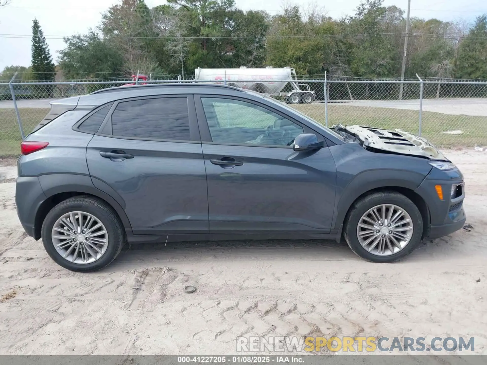 12 fotografías del automóvil dañado KM8K22AAXMU599764 HYUNDAI KONA 2021