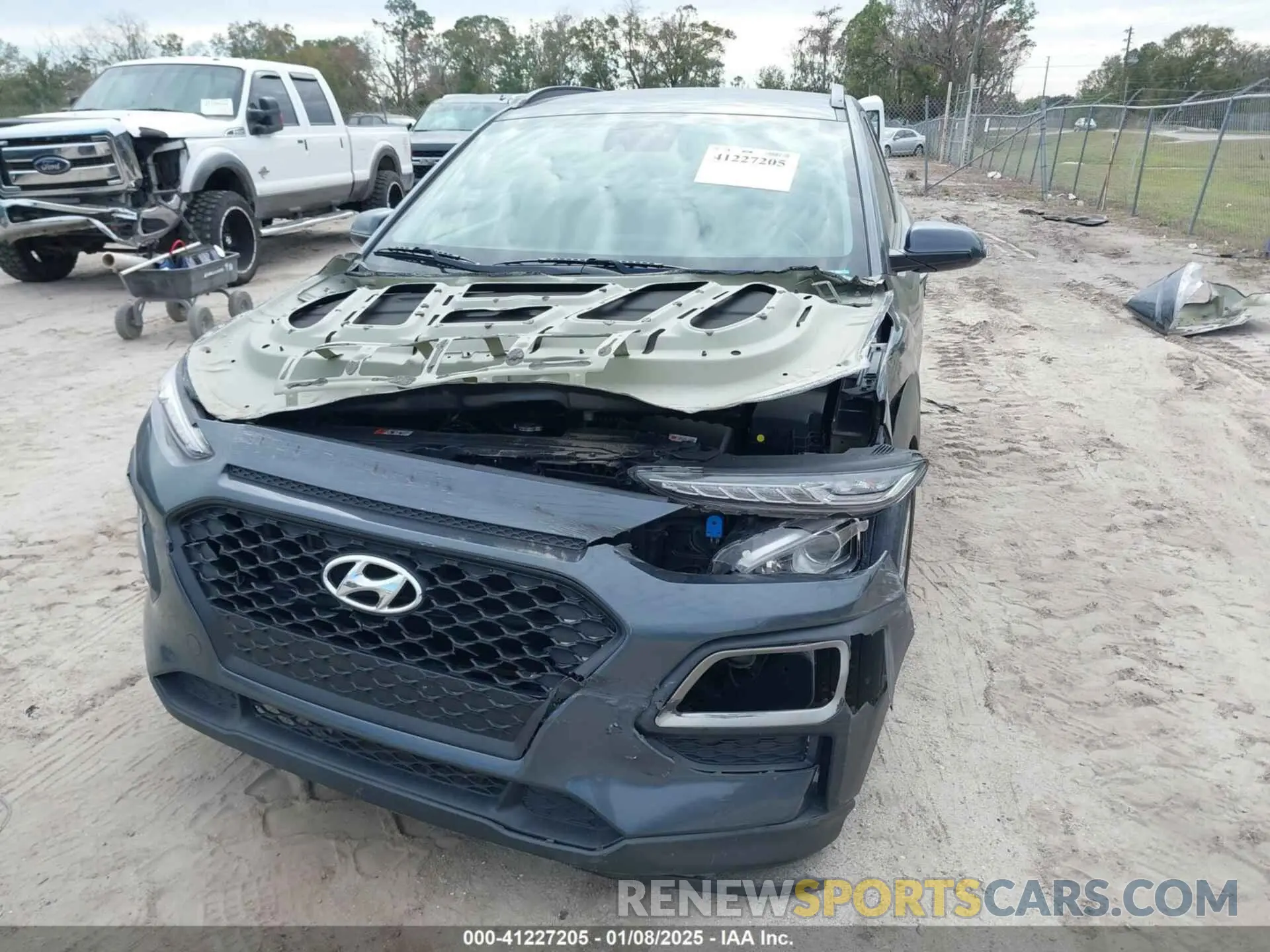 6 fotografías del automóvil dañado KM8K22AAXMU599764 HYUNDAI KONA 2021