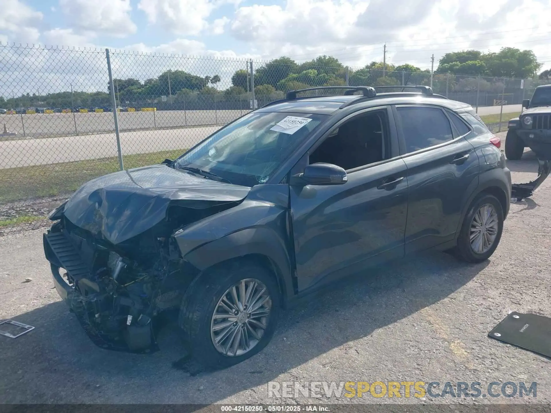 2 fotografías del automóvil dañado KM8K22AAXMU723290 HYUNDAI KONA 2021