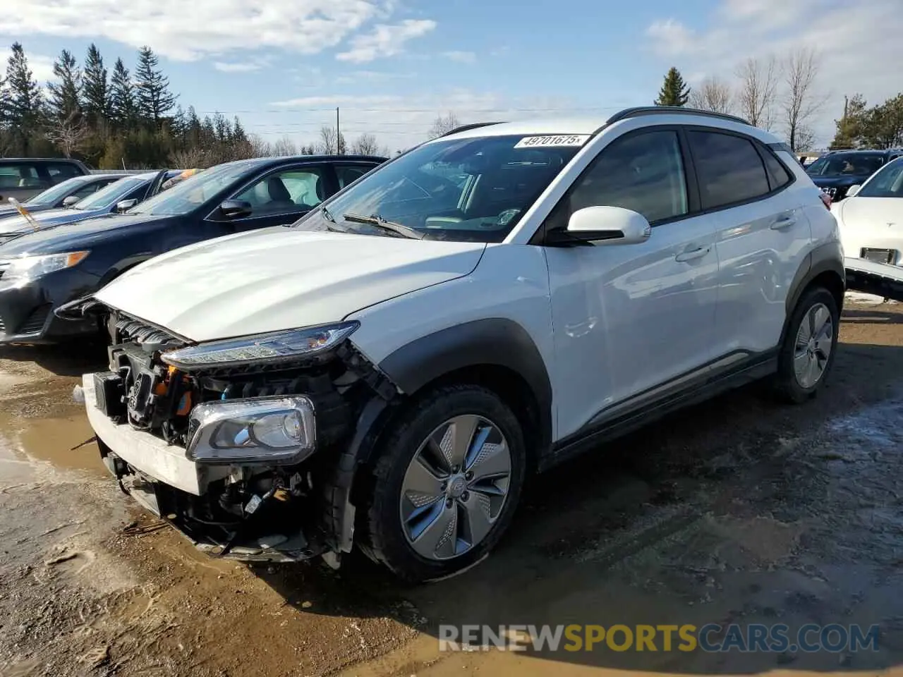 1 fotografías del automóvil dañado KM8K23AG3MU109594 HYUNDAI KONA 2021