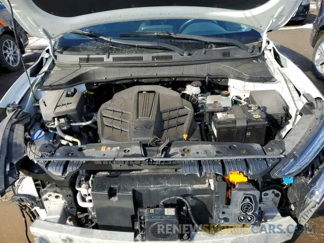 12 fotografías del automóvil dañado KM8K23AG3MU109594 HYUNDAI KONA 2021