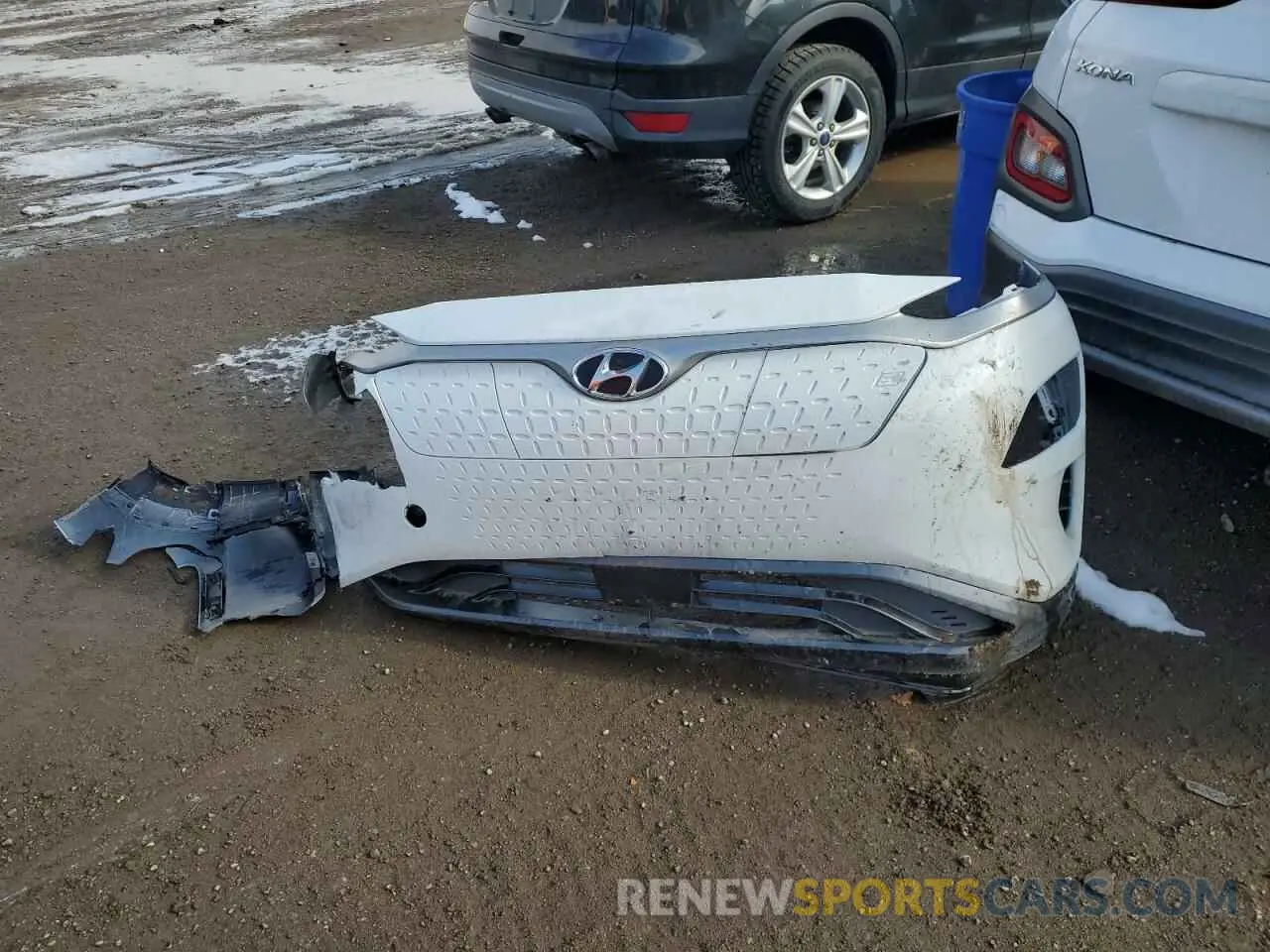 13 fotografías del automóvil dañado KM8K23AG3MU109594 HYUNDAI KONA 2021