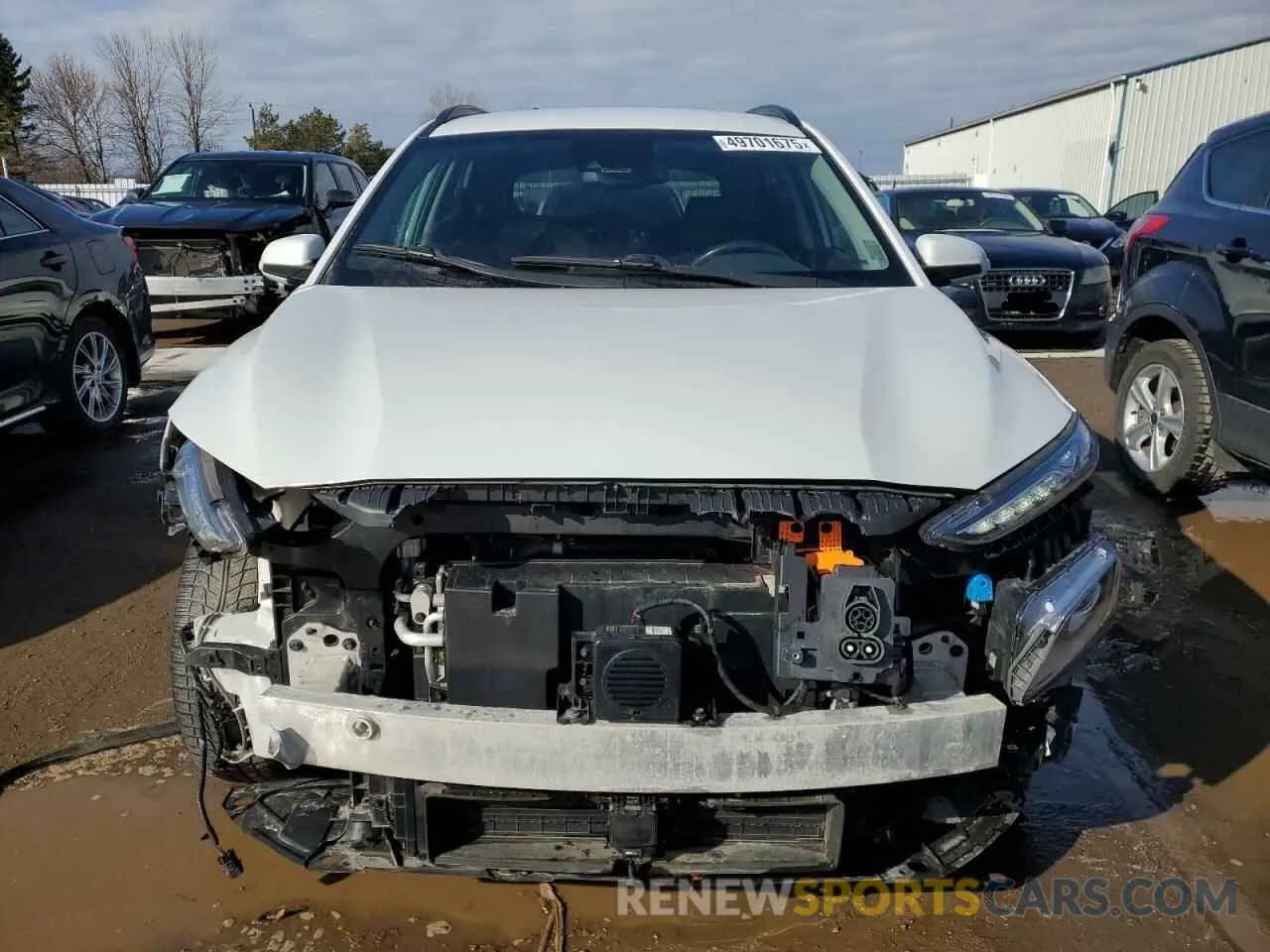 5 fotografías del automóvil dañado KM8K23AG3MU109594 HYUNDAI KONA 2021