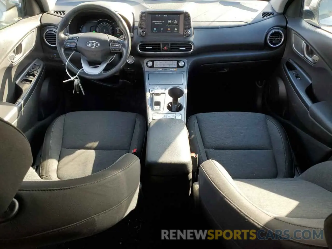9 fotografías del automóvil dañado KM8K23AG3MU109594 HYUNDAI KONA 2021