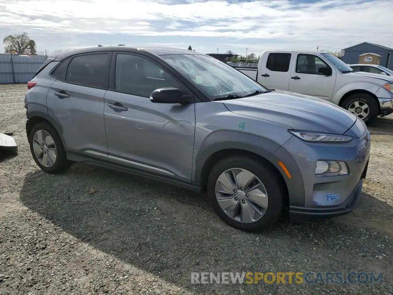 4 fotografías del automóvil dañado KM8K23AG3MU126010 HYUNDAI KONA 2021