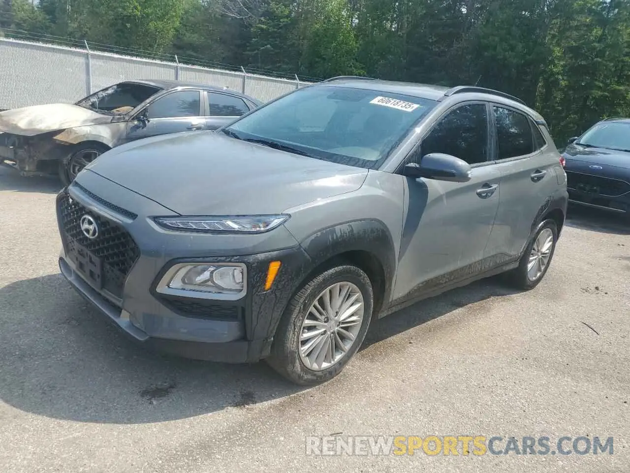 1 fotografías del automóvil dañado KM8K2CAA2MU669554 HYUNDAI KONA 2021