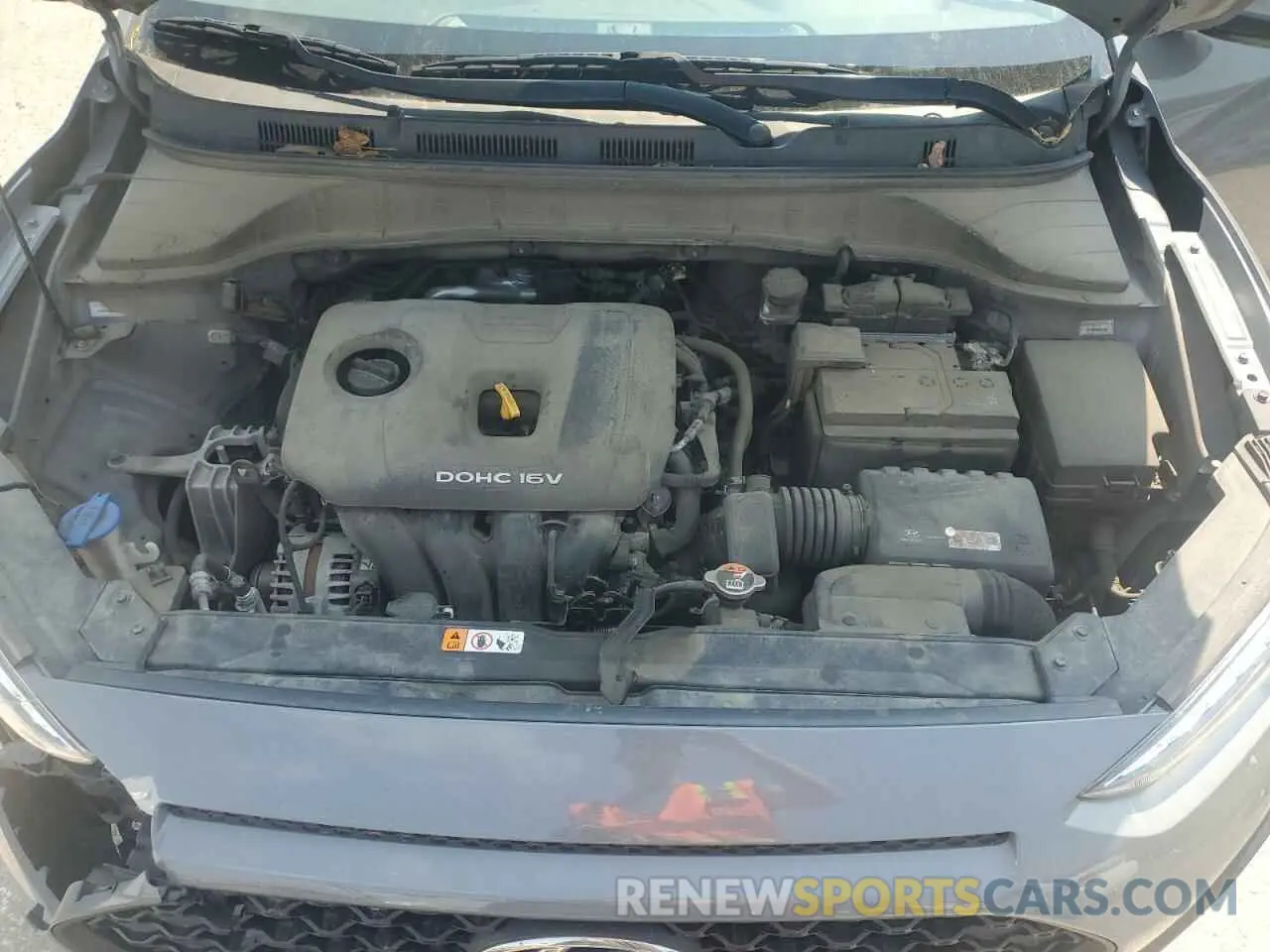 12 fotografías del automóvil dañado KM8K2CAA2MU669554 HYUNDAI KONA 2021